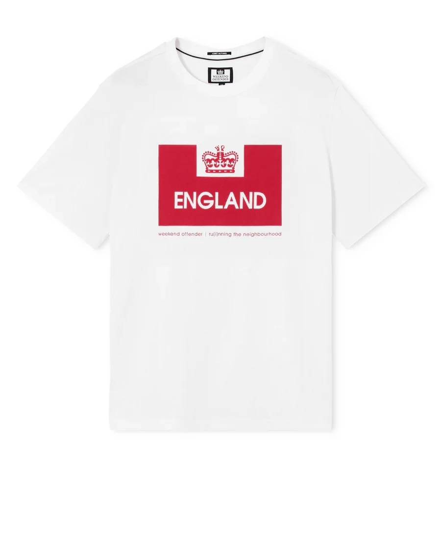 Weekend Offender T-Shirt da uomo manica corta Inghilterra