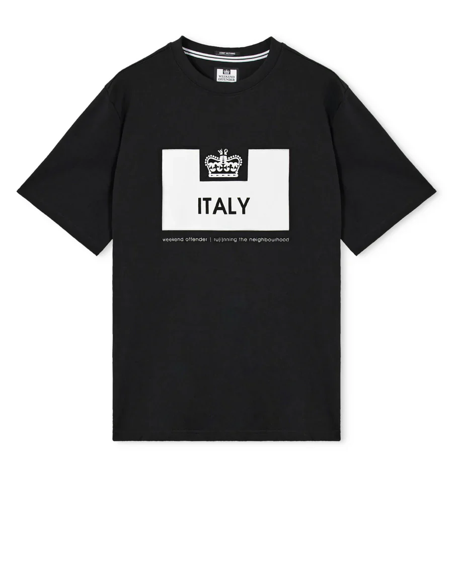 Weekend Offender T-Shirt da uomo manica corta Italia