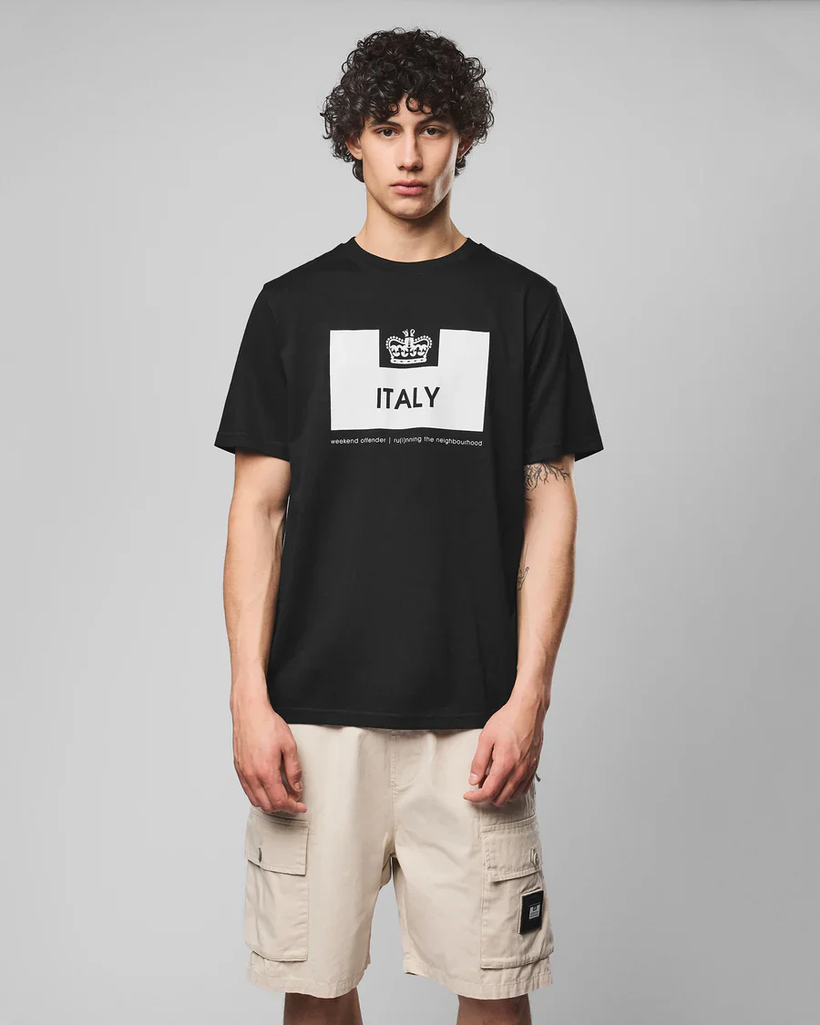 Weekend Offender T-Shirt da uomo manica corta Italia - Image 2