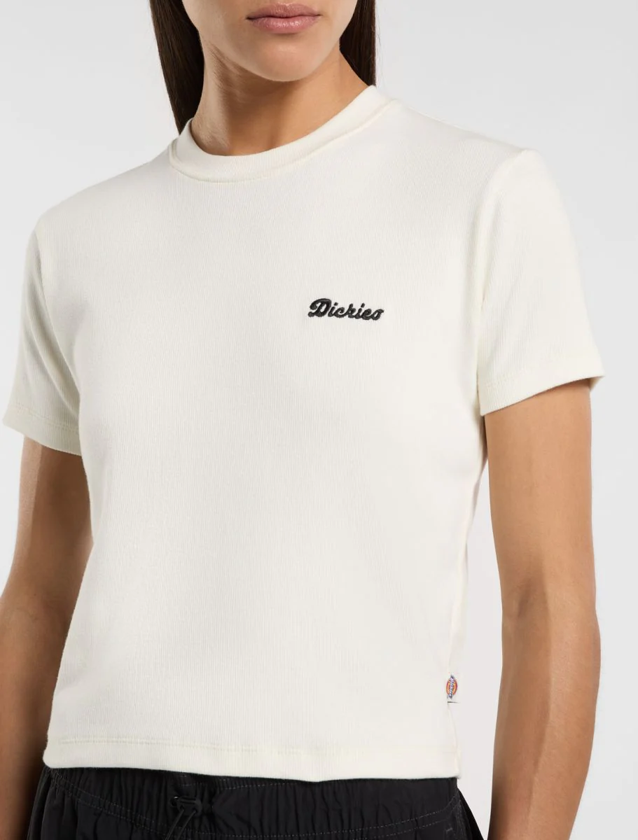 Dickies T-Shirt da donna manica corta Lewistown panna - Image 2
