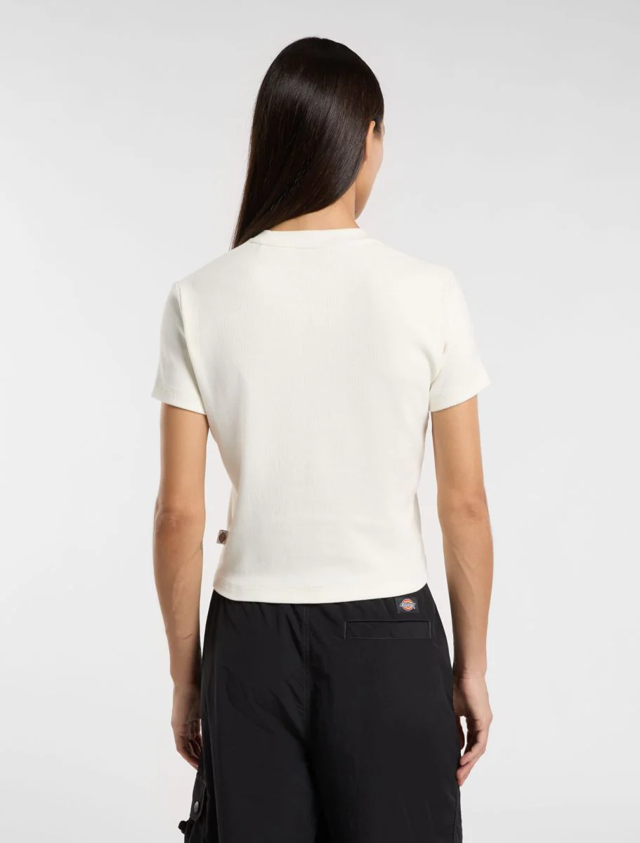 Dickies T-Shirt da donna manica corta Lewistown panna - Image 4