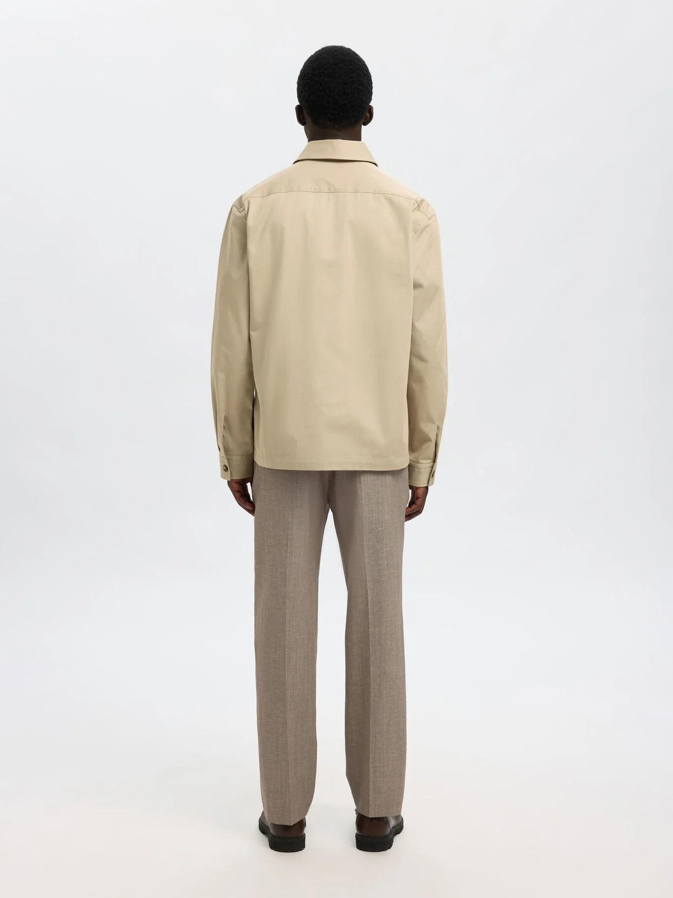 Selected Camicia da uomo Tate  beige - Image 4