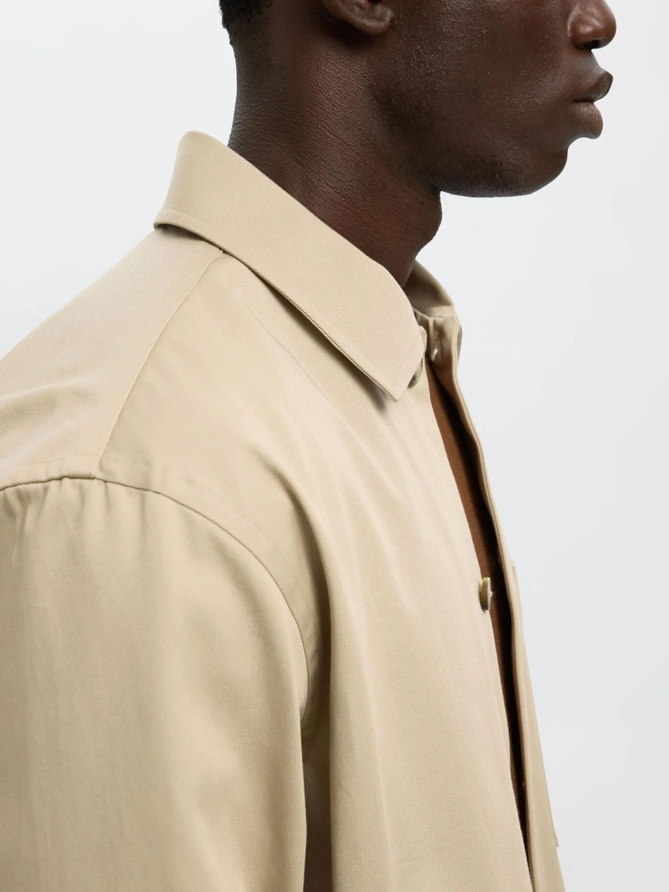 Selected Camicia da uomo Tate  beige - Image 6