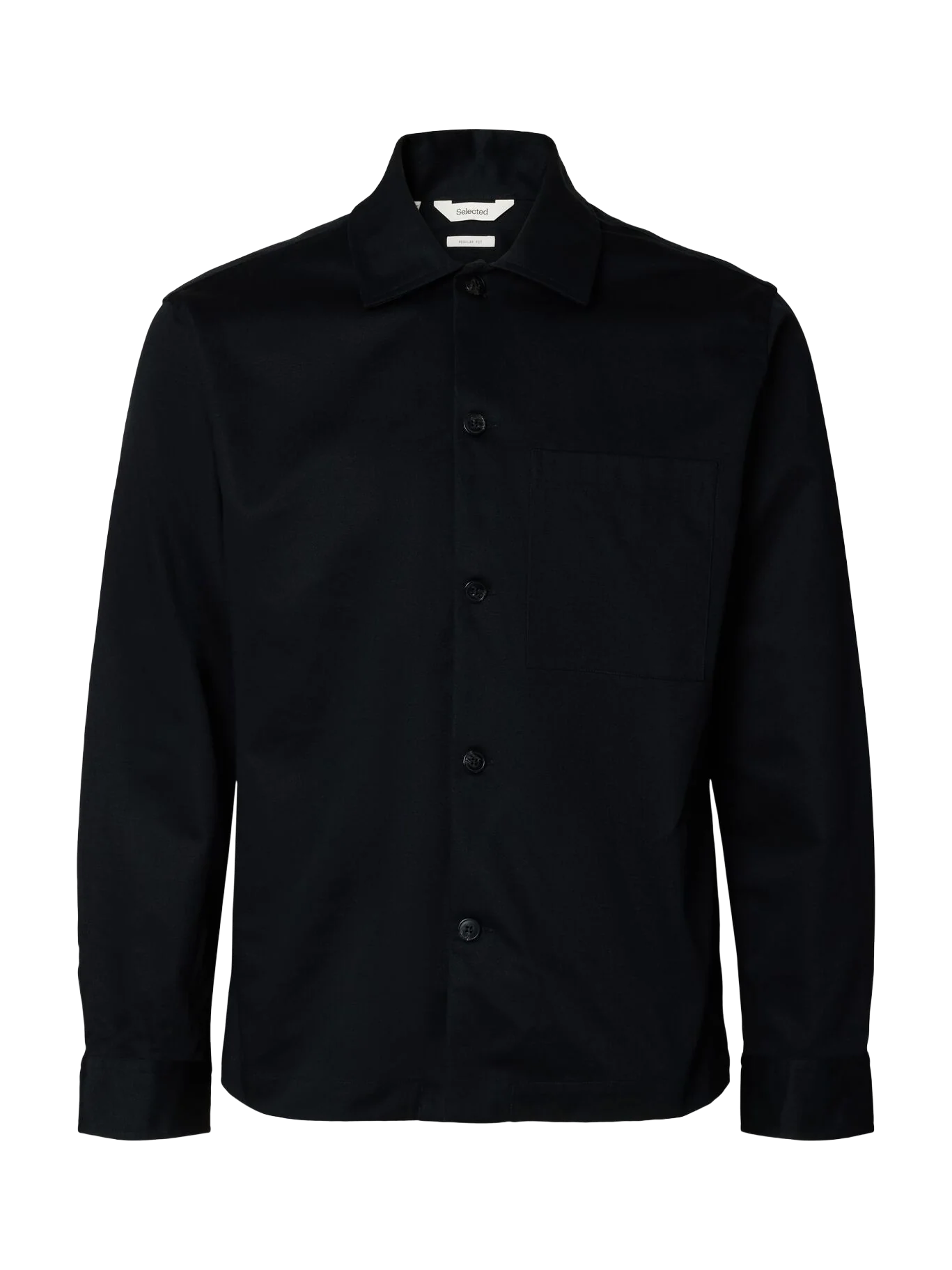 Selected Camicia da uomo Tate nera