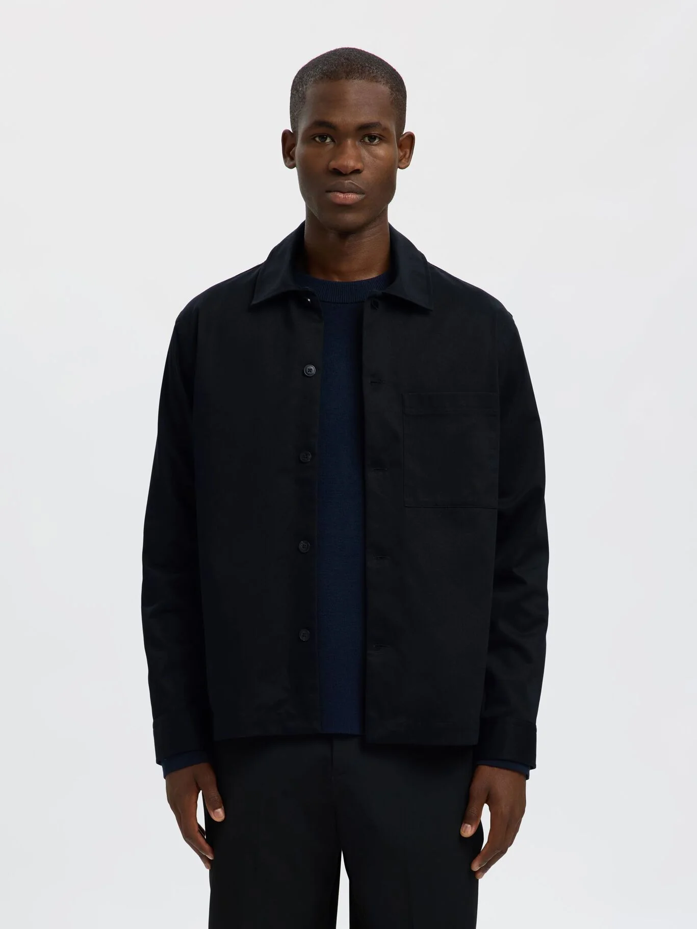 Selected Camicia da uomo Tate nera - Image 2
