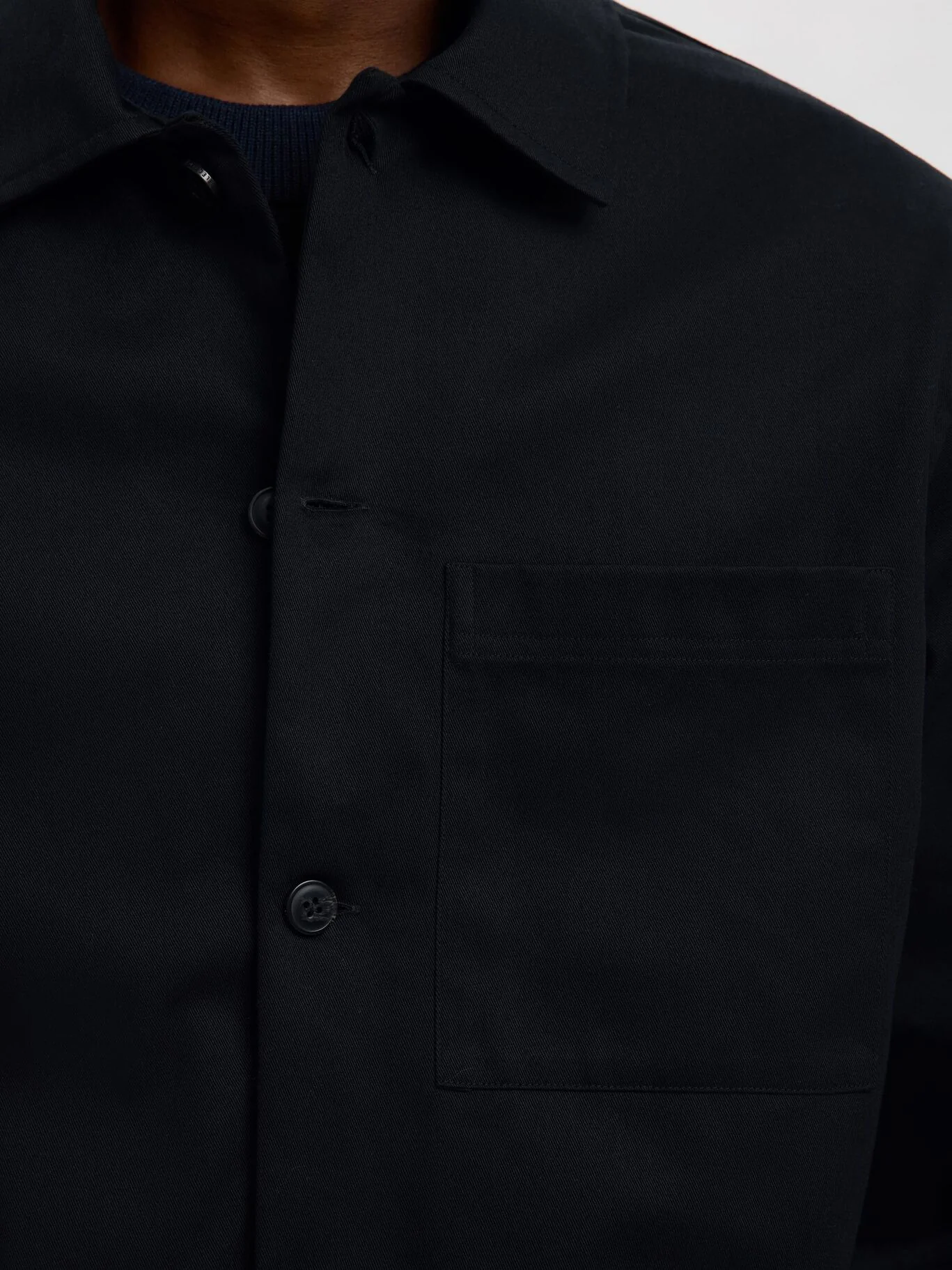 Selected Camicia da uomo Tate nera - Image 4