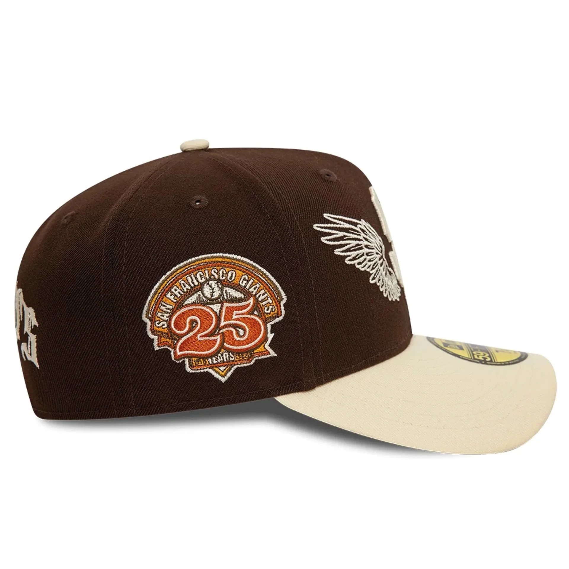 New Era Cappello unisex San Francisco Giants Team Wings marrone - Image 4