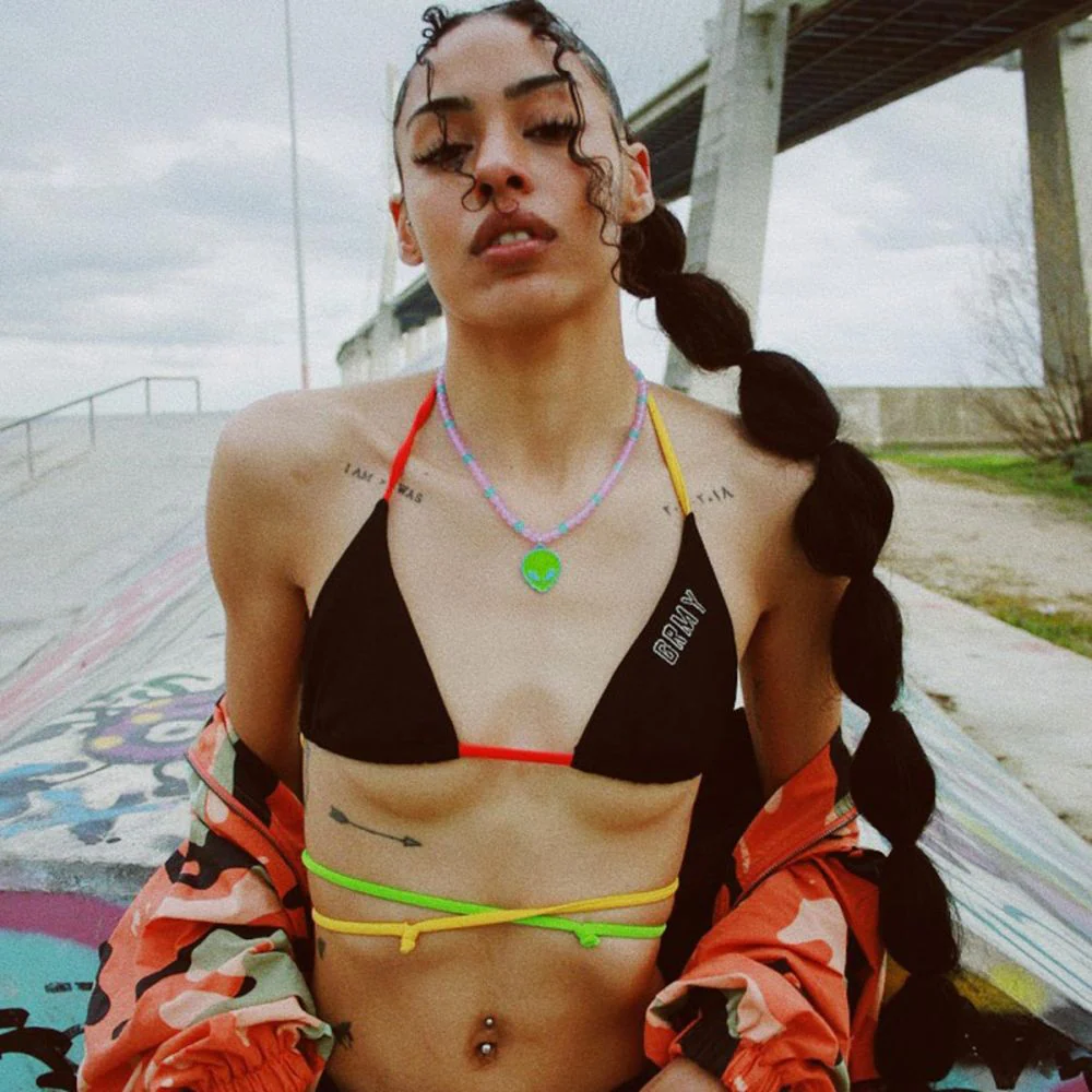 THE TOUGHEST GIRL BIKINI TOP GGBT179 - Image 2