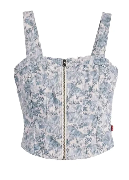 Levi's Top donna a Bustino Anatomico a fantasia