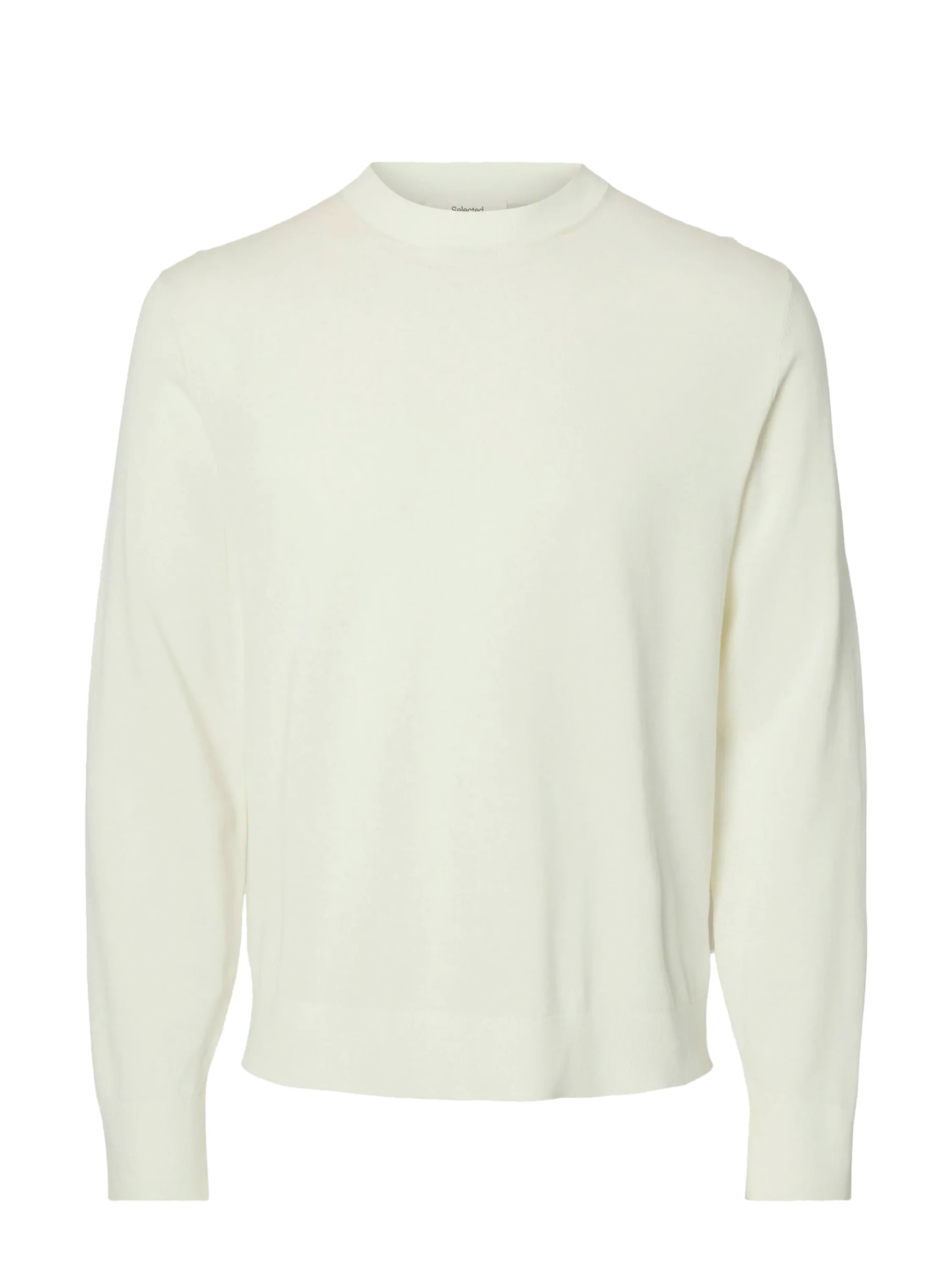 Selected Maglia girocollo da uomo Torino panna