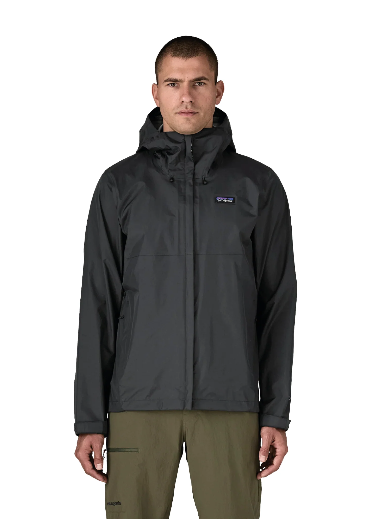 Patagonia Giacca leggera da uomo Torrentshell 3L Rain nera - Image 2