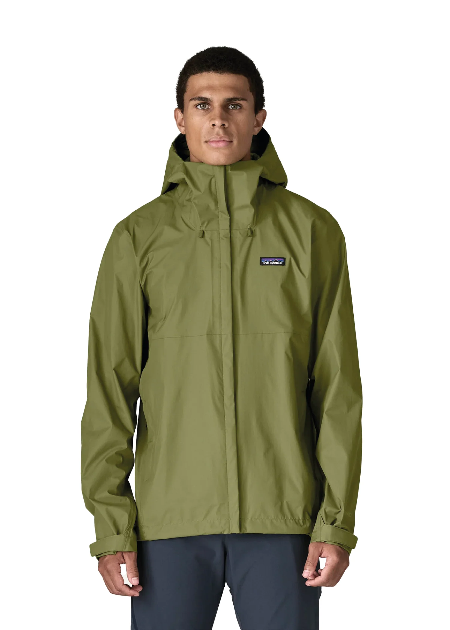 Patagonia Giacca leggera da uomo Torrentshell 3L Rain verde - Image 2