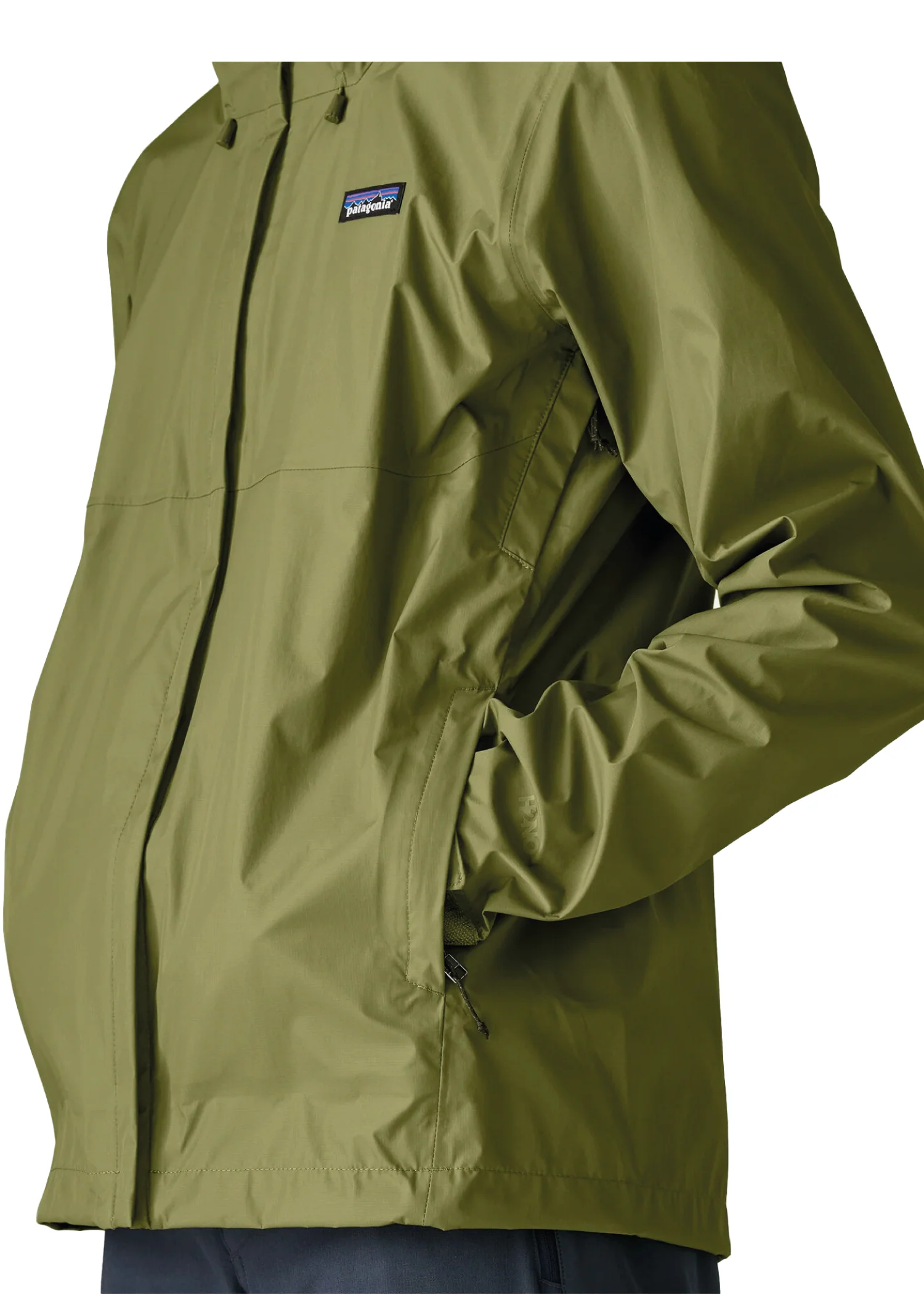 Patagonia Giacca leggera da uomo Torrentshell 3L Rain verde - Image 4