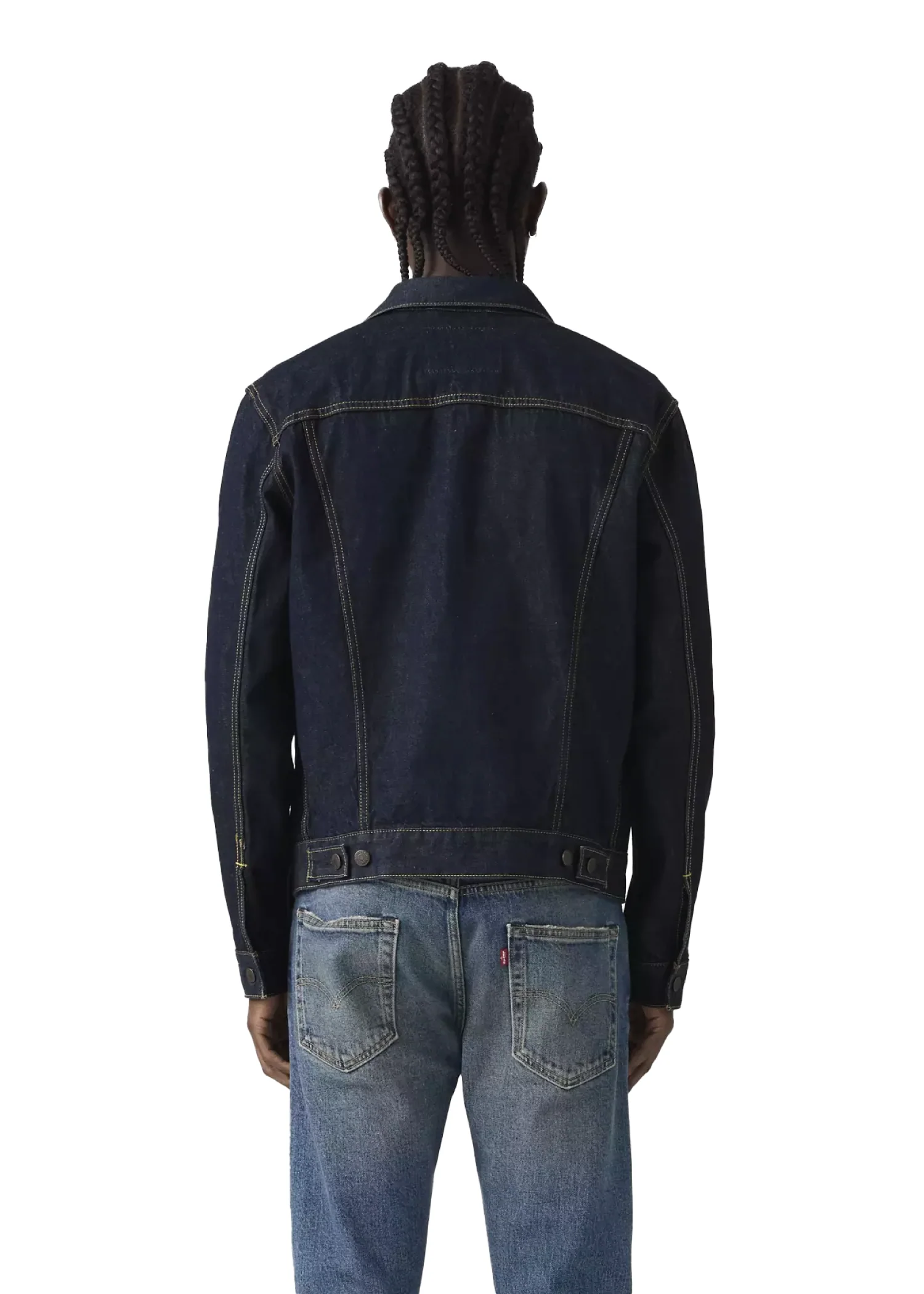 Levi's Giacca di jeans da uomo Trucker lavaggio scuro - Image 3
