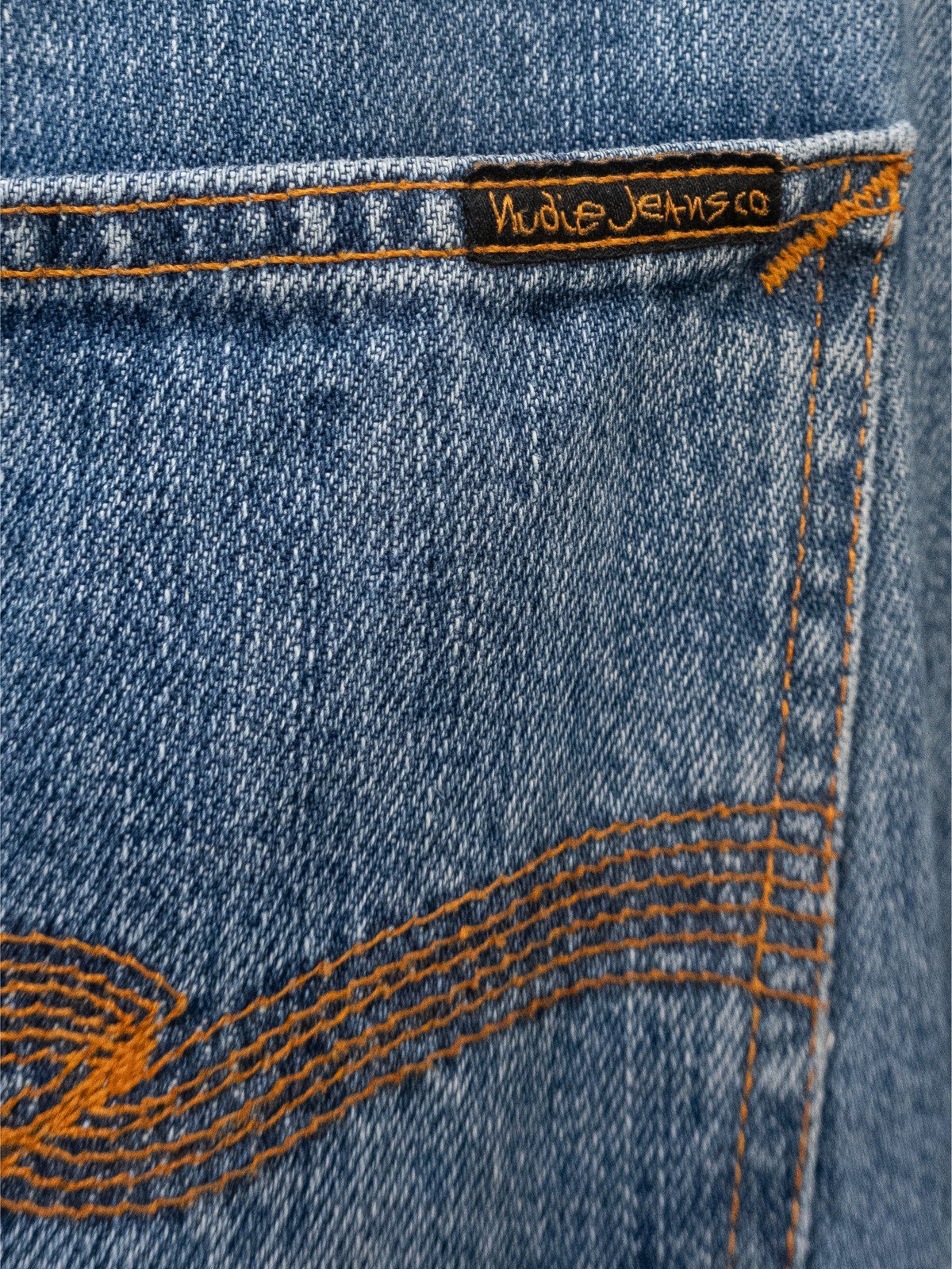 Nudie Jeans da uomo Tuff Tony Basement Tracks - Image 3