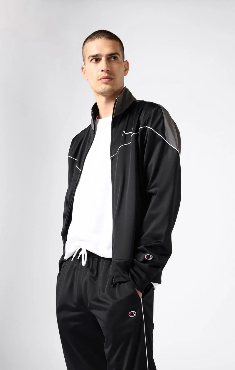 Champion Tuta acetata unisex Nero 221697-KK001 - Image 3