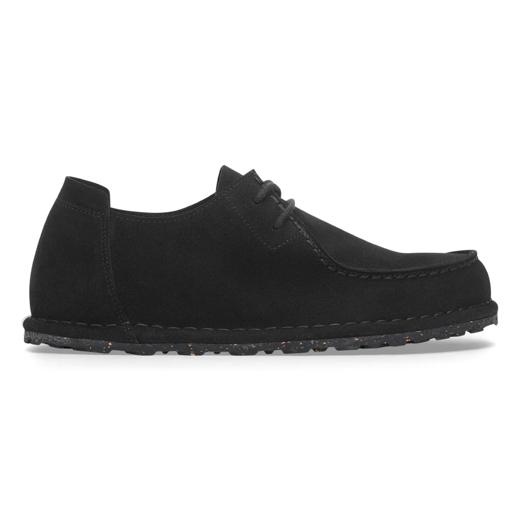 Birkenstock Scarpa da uomo Pelle scamosciata Utti Lace nero - Image 2