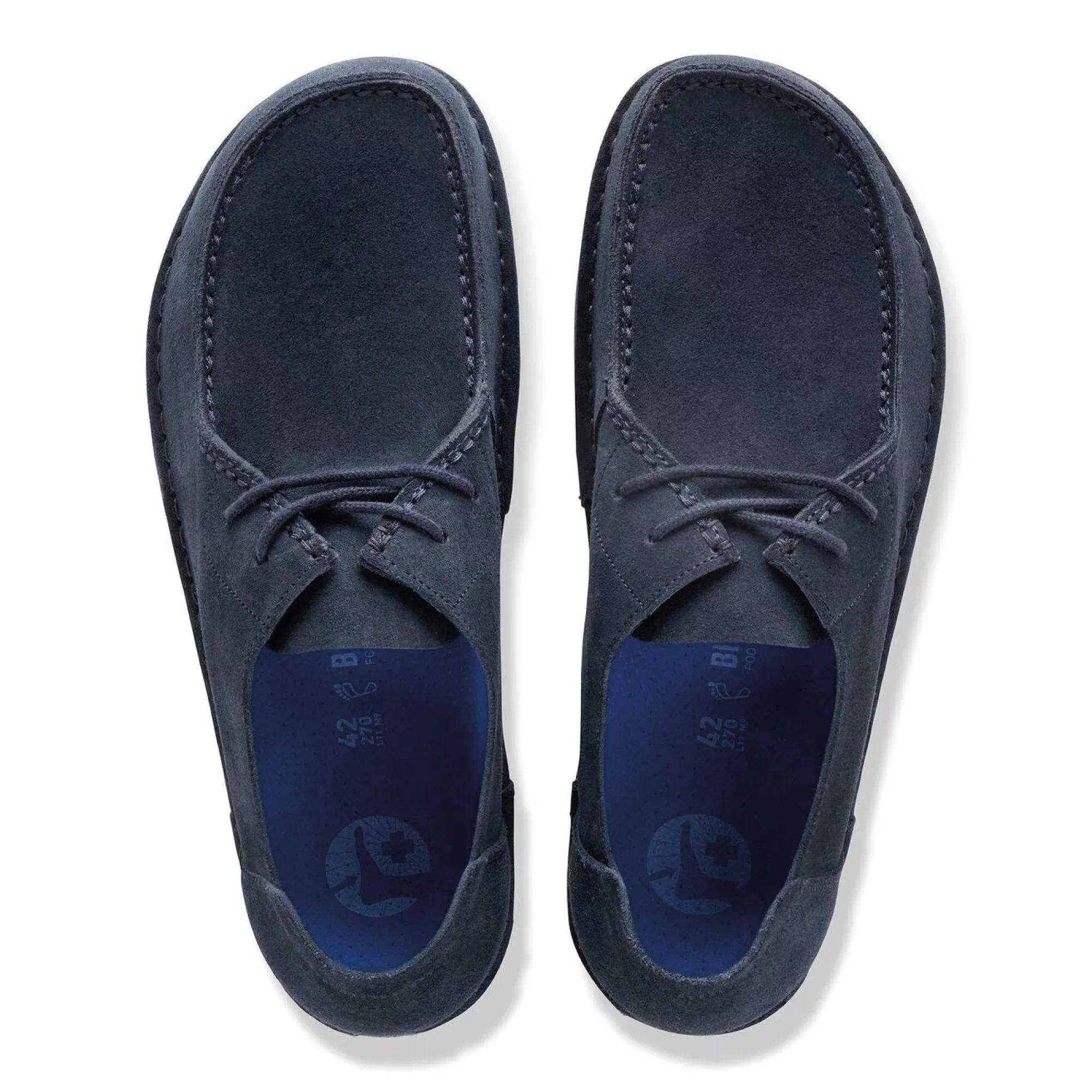 Birkenstock Scarpa da uomo in pelle scamosciata Utti Lace blu - Image 3