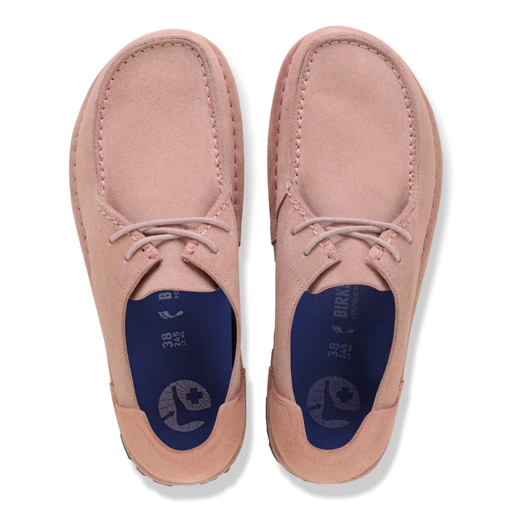 Birkenstock Scarpa da uomo in pelle scamosciata Utti Lace rosa - Image 4