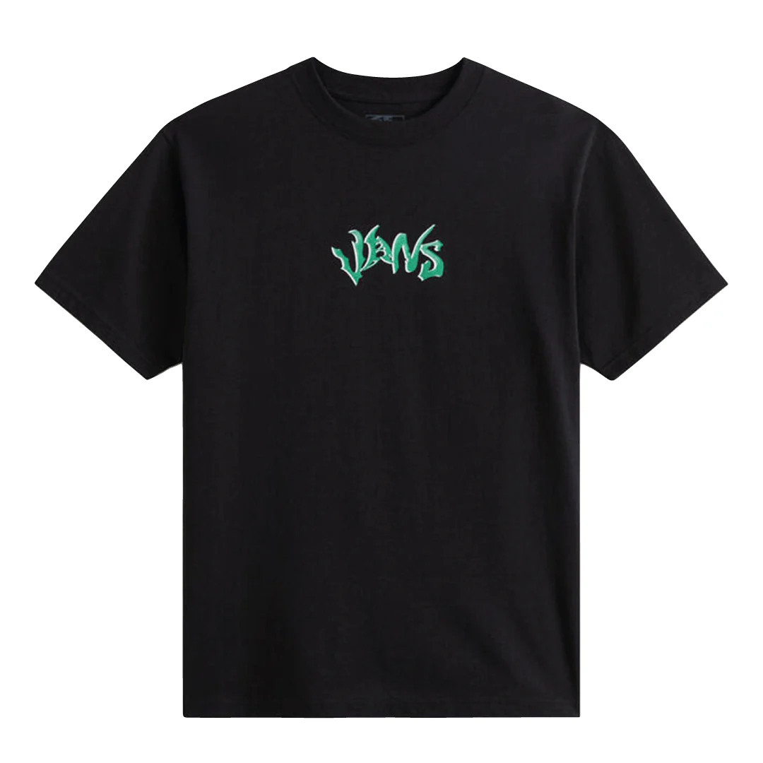 Vans T-Shirt da uomo manica corta Wild Circle Erkek Siyah
