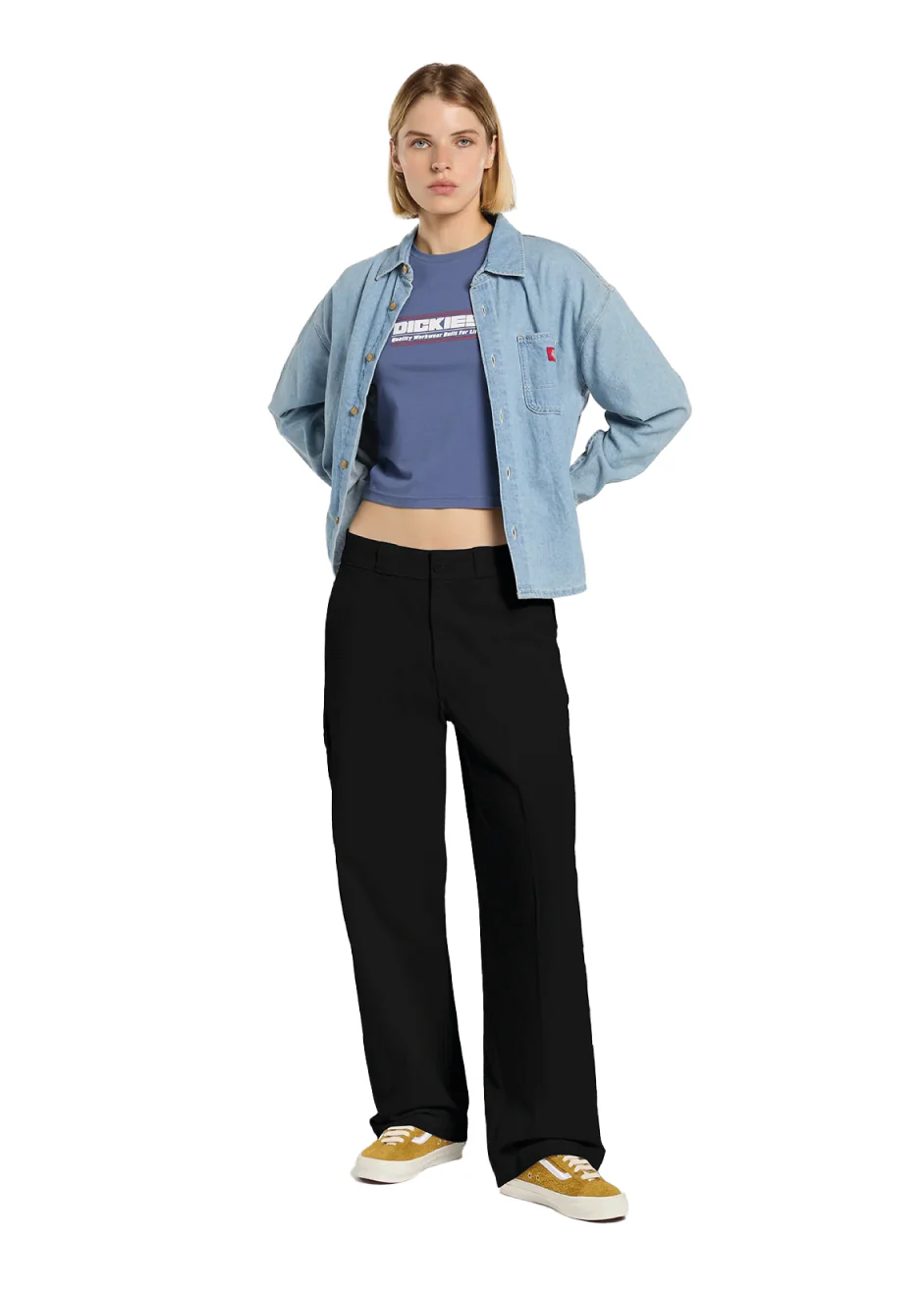 Dickies Pantalone comodo da donna 247 nero - Image 4