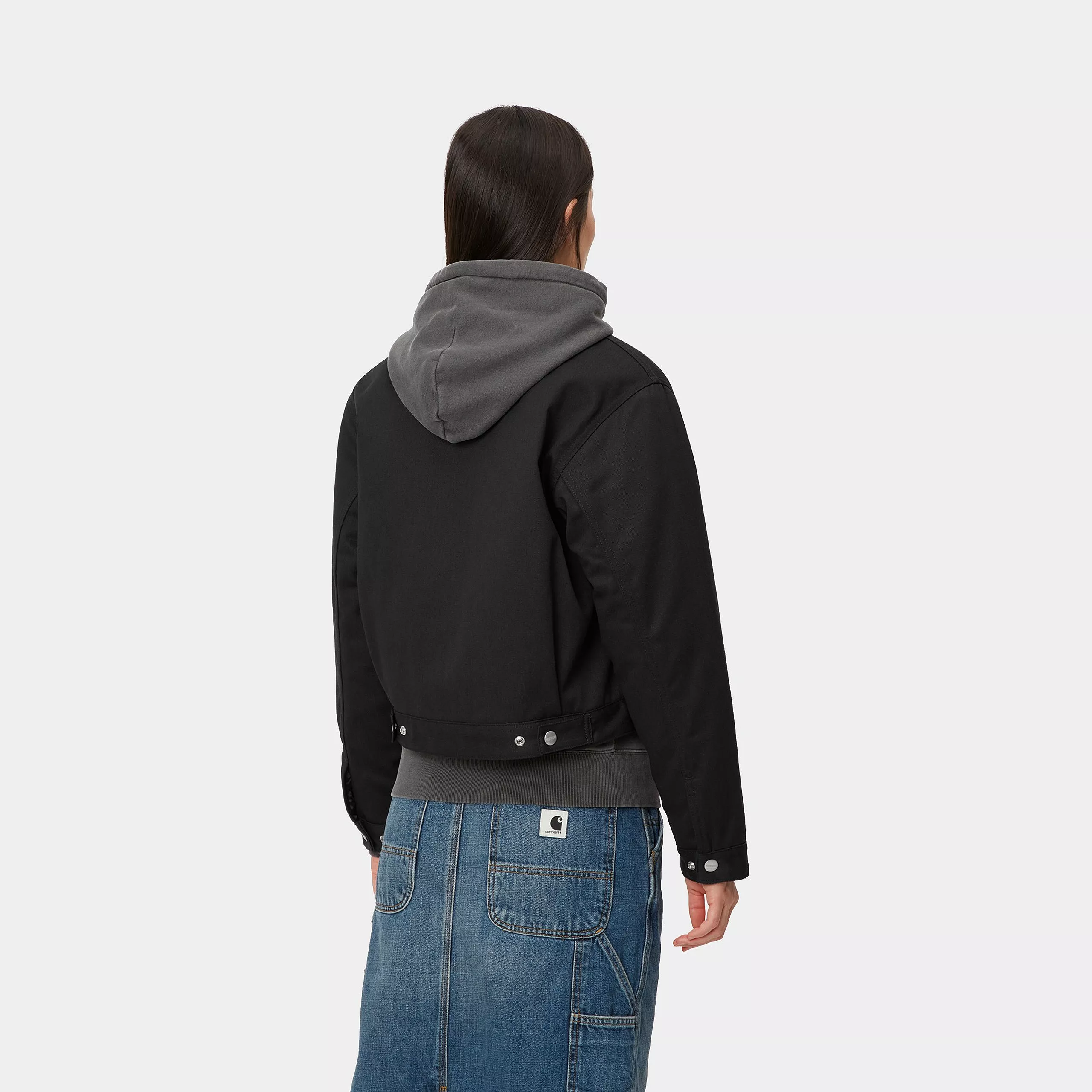 Carhartt Wip Giacca corta da donna Module Script nera - Image 3