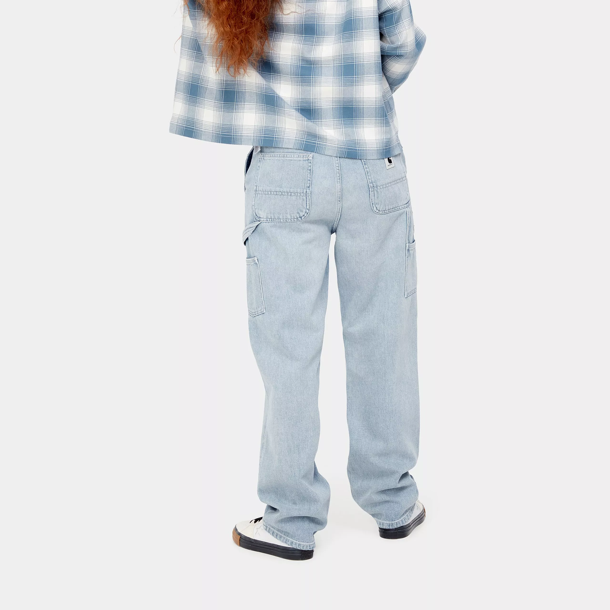 Carhartt Wip Jeans da donna Pierce lavaggio chiaro - Image 5