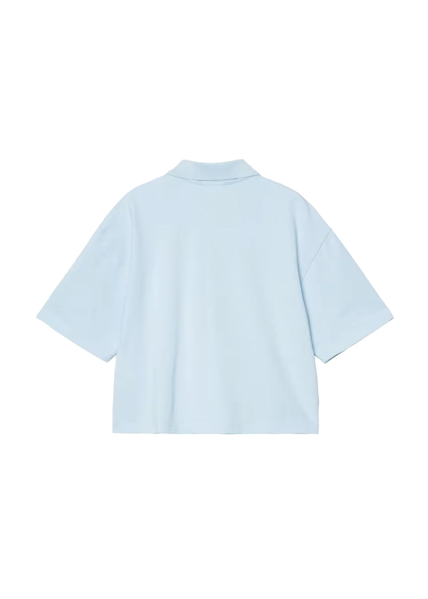 Carhartt Polo da donna manica corta Script celeste - Image 2
