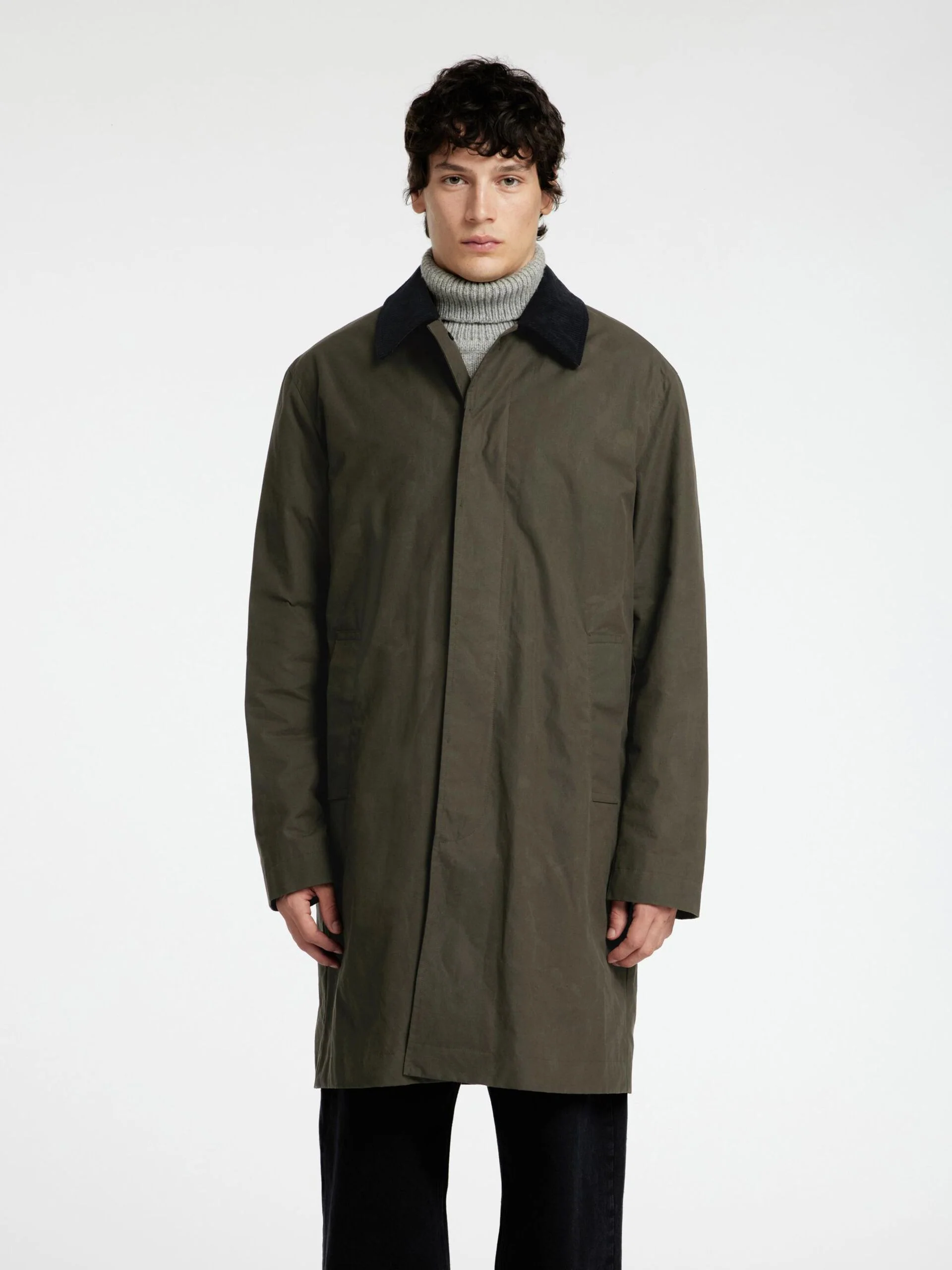 Selected Giacca cerata da uomo Walter waxed verde - Image 2