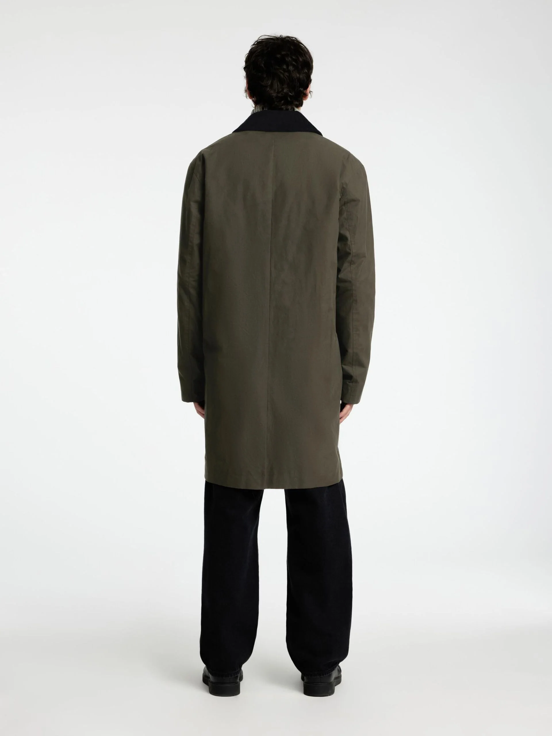 Selected Giacca cerata da uomo Walter waxed verde - Image 3