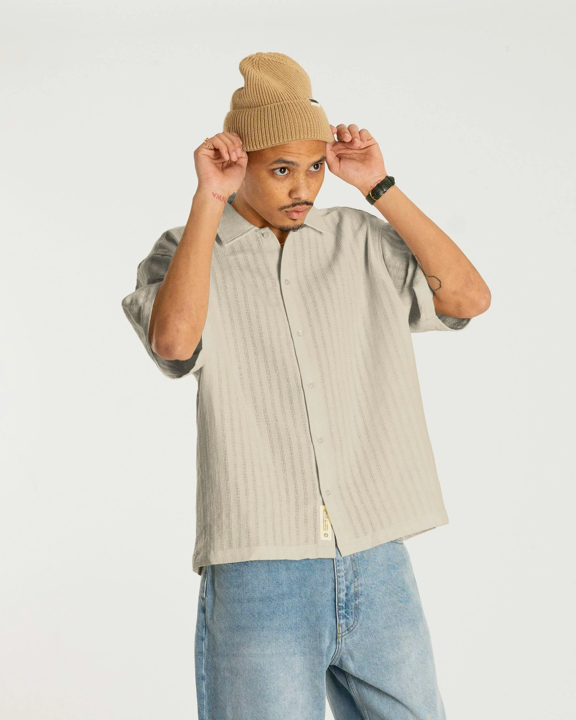 Woodbird Camicia da uomo manica corta Wang Chuke - Image 3