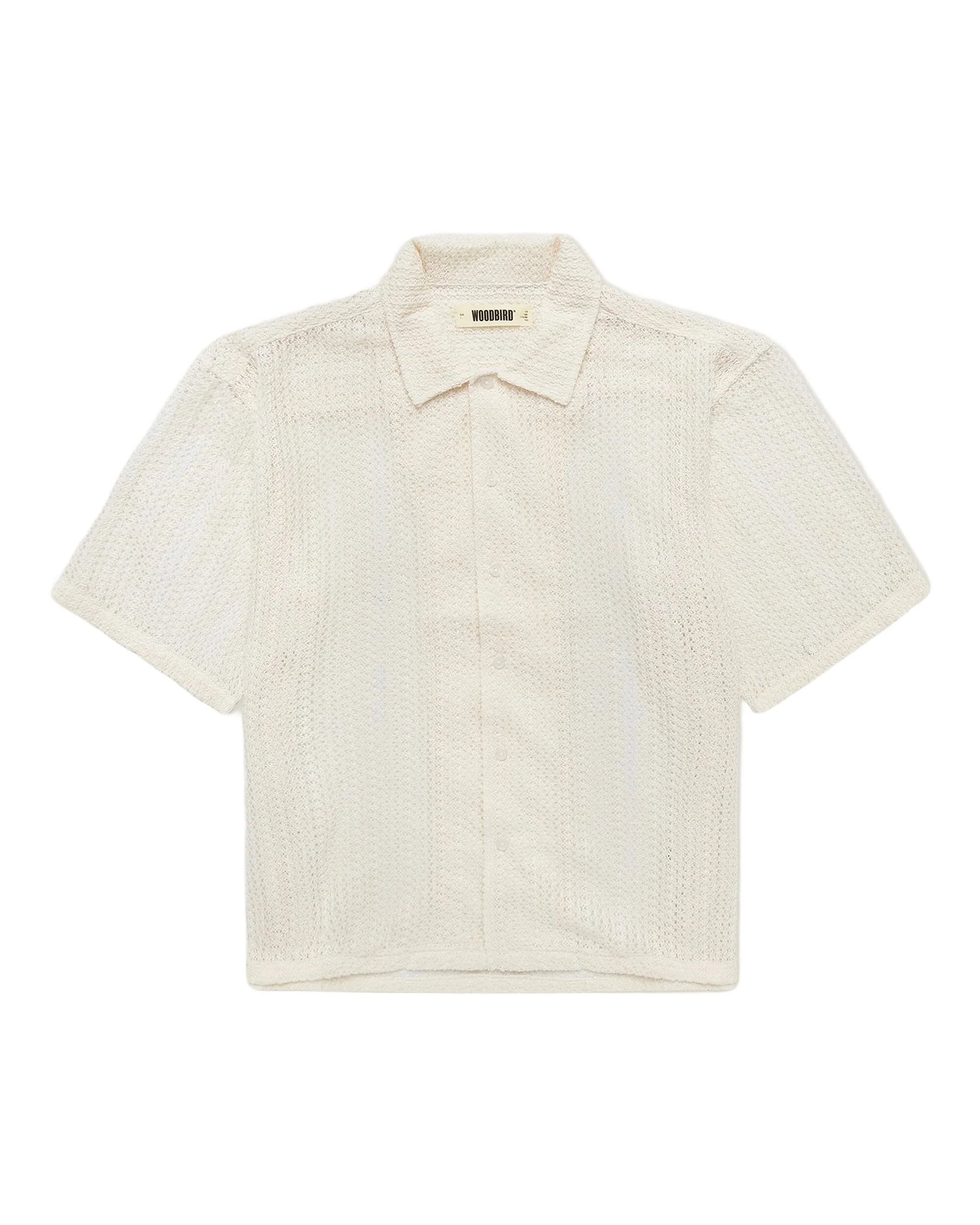 Woodbird Camicia da uomo manica corta Wang Lace
