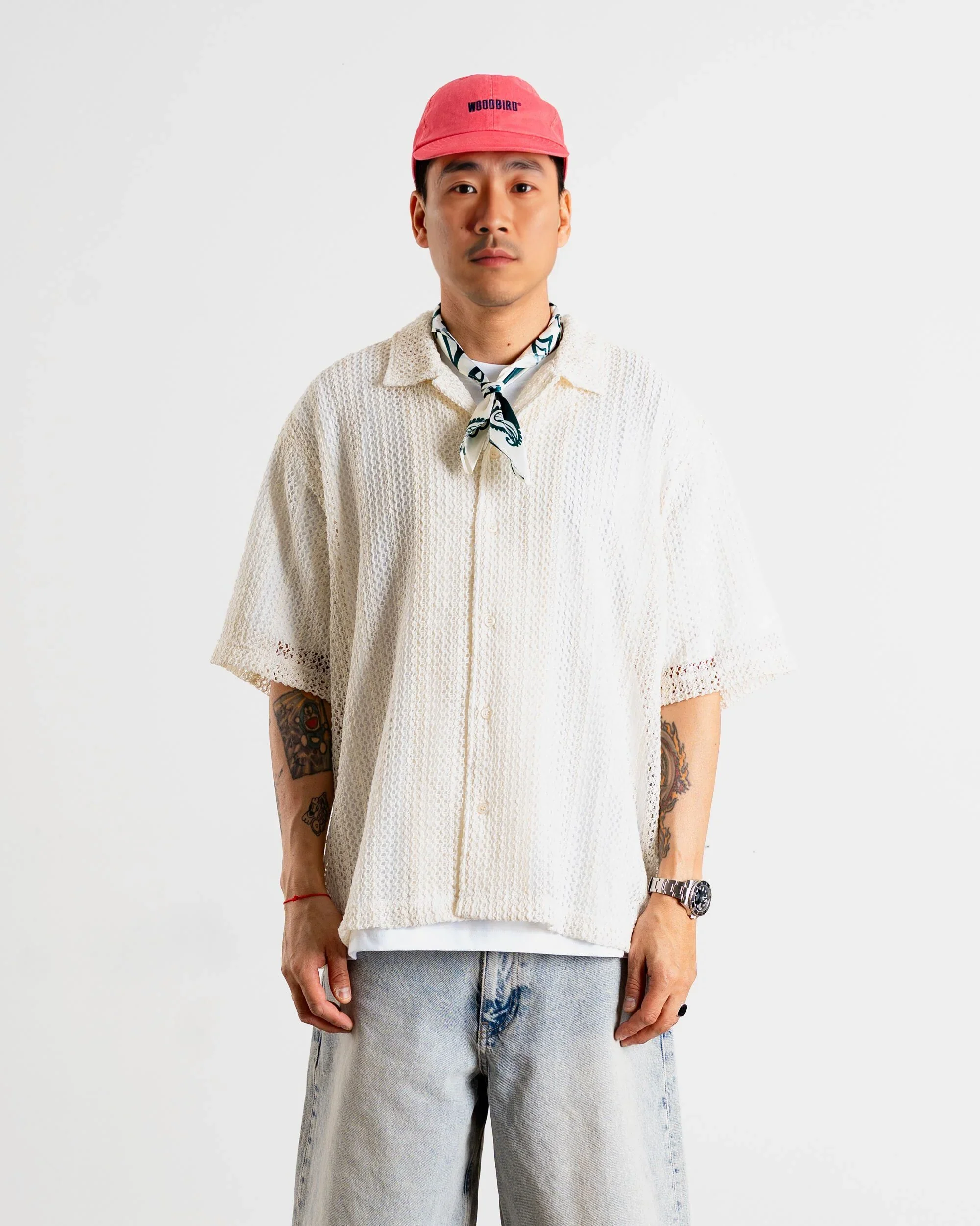Woodbird Camicia da uomo manica corta Wang Lace - Image 2