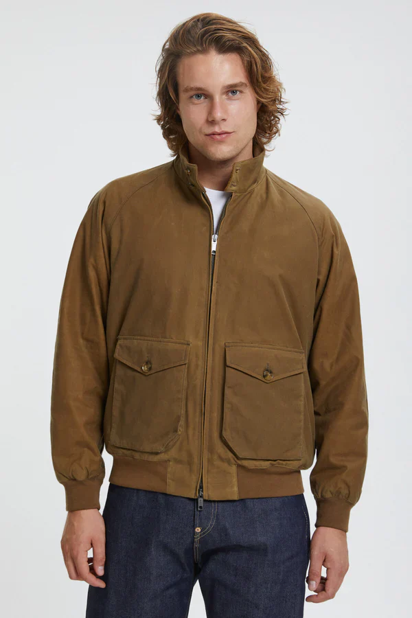 Baracuta Giacca da uomo in cotone cerato Waxed G9 Pocket - Image 3