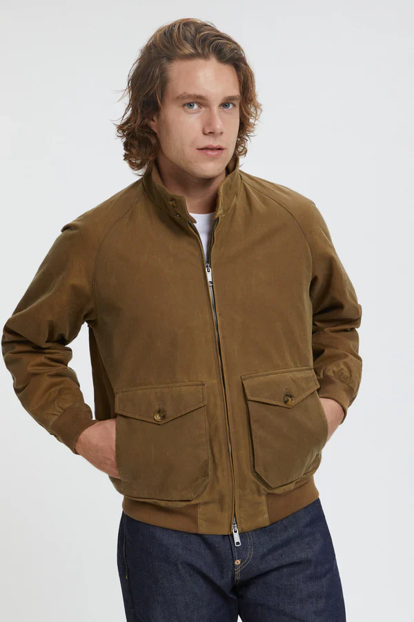 Baracuta Giacca da uomo in cotone cerato Waxed G9 Pocket - Image 5