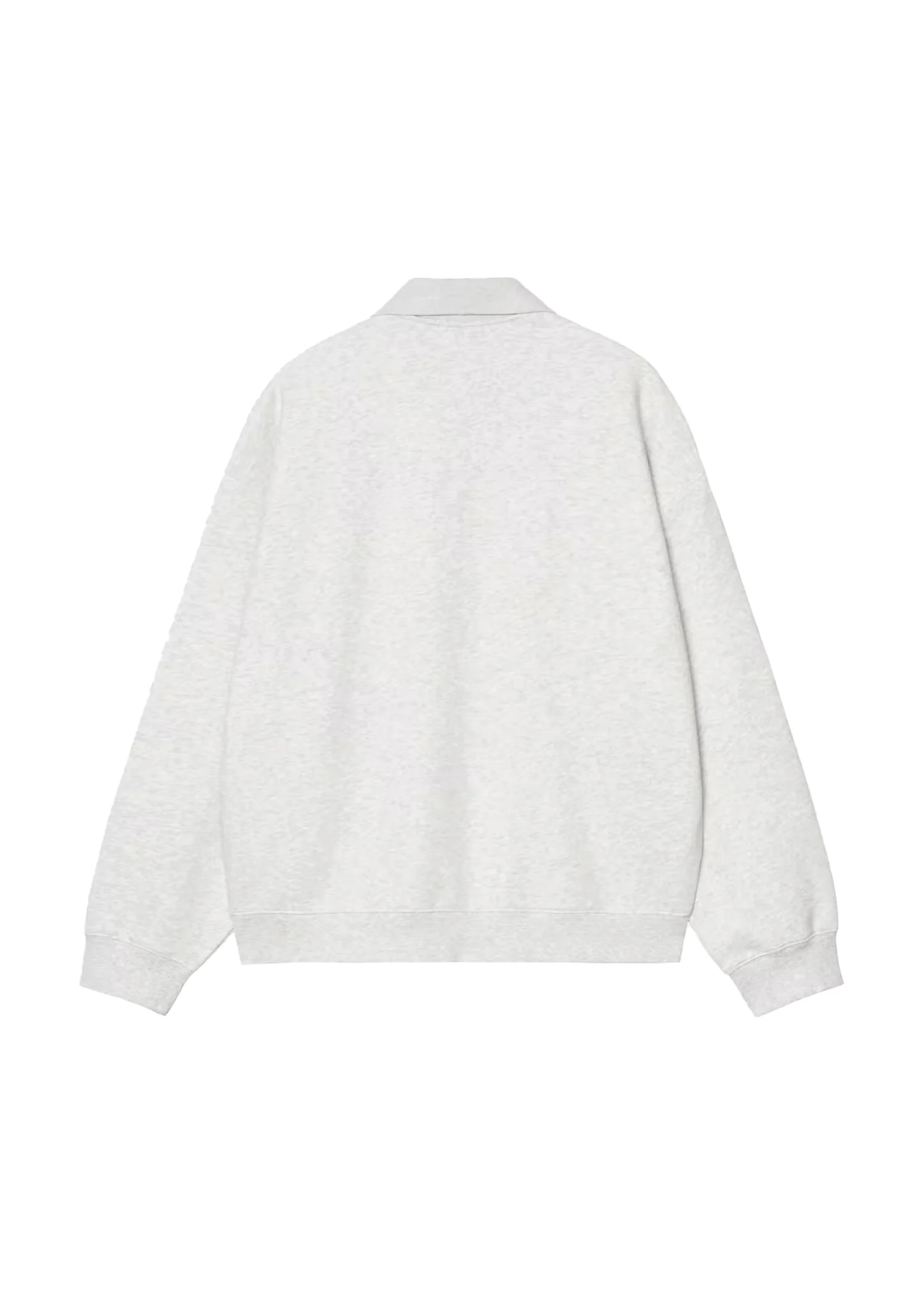 Carhartt Wip Felpa da uomo Label Polo grigio chiaro - Image 2
