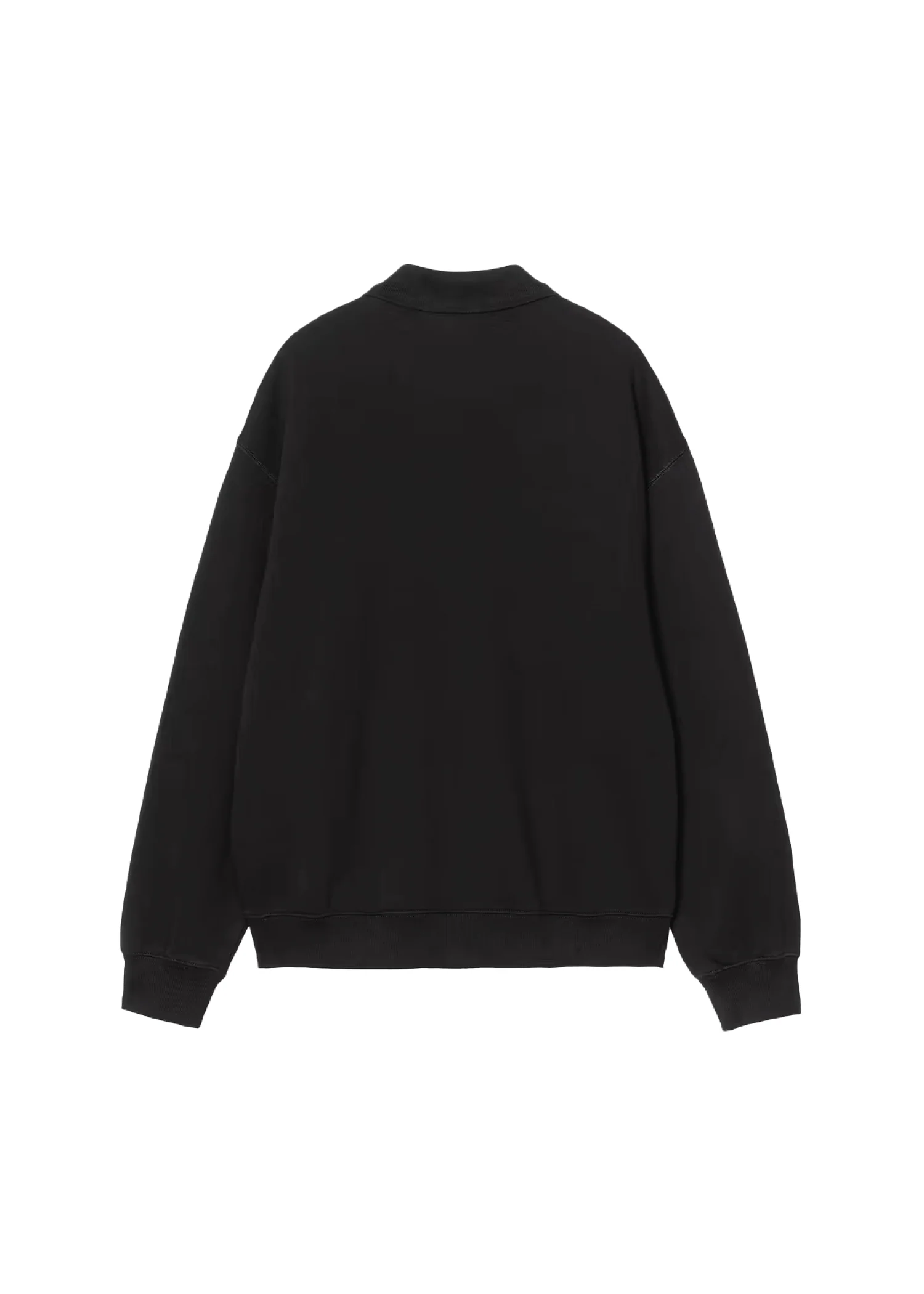 Carhartt Wip Felpa da uomo Label Polo nera - Image 2