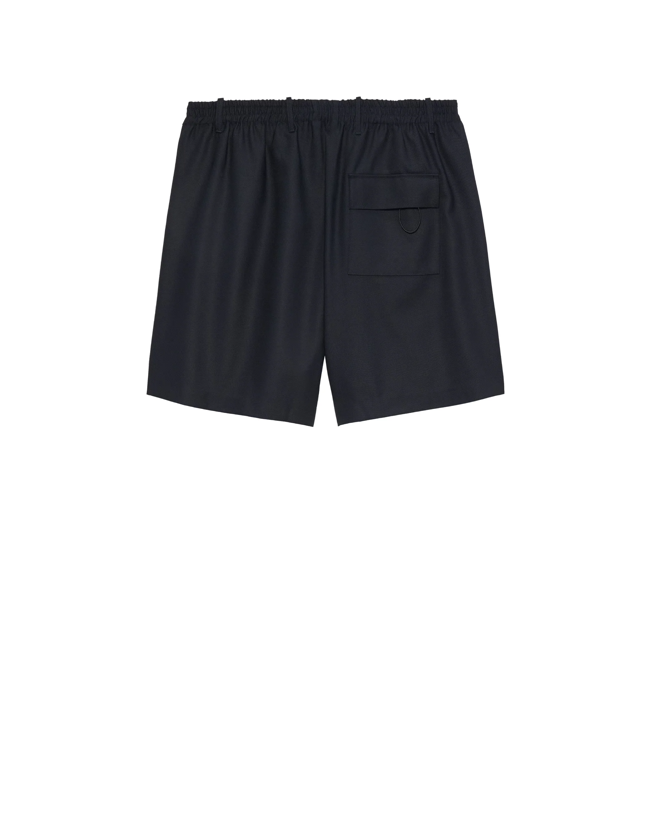 New Amsterdam Pantaloncino da uomo in fresco lana Wool Track blu - Image 2