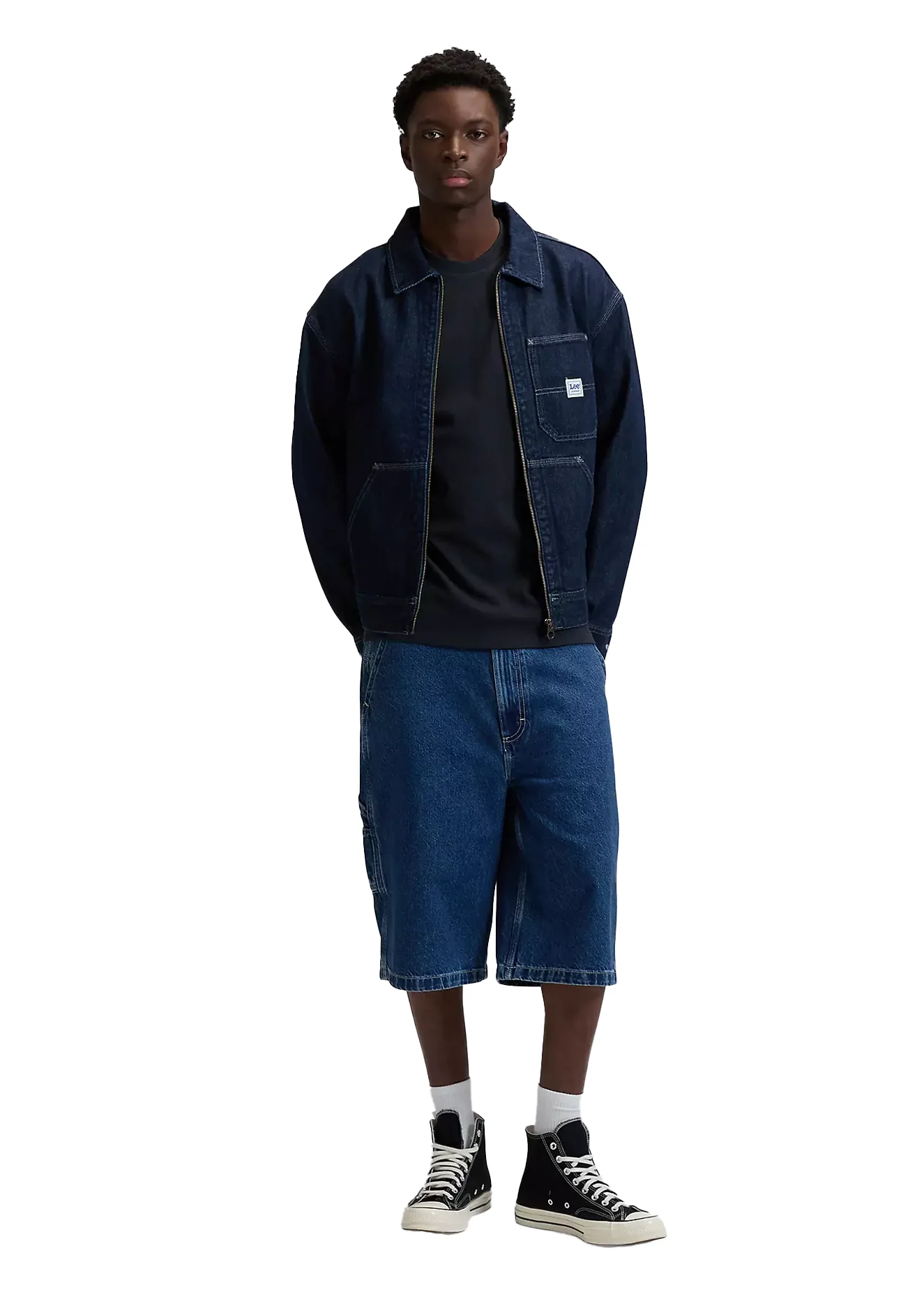 Lee Giacca da uomo in jeans con zip Workwear 91W Regular - Image 3