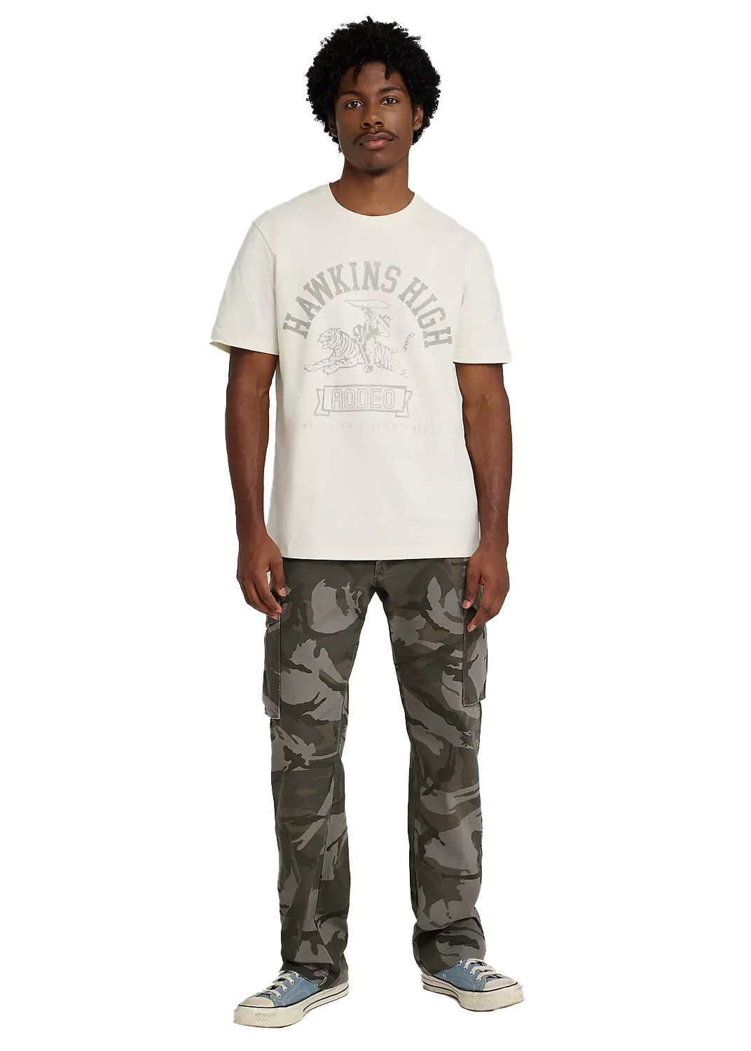 Wrangler T-Shirt da uomo manica corta x Stranger Things Hawkins High - Image 3