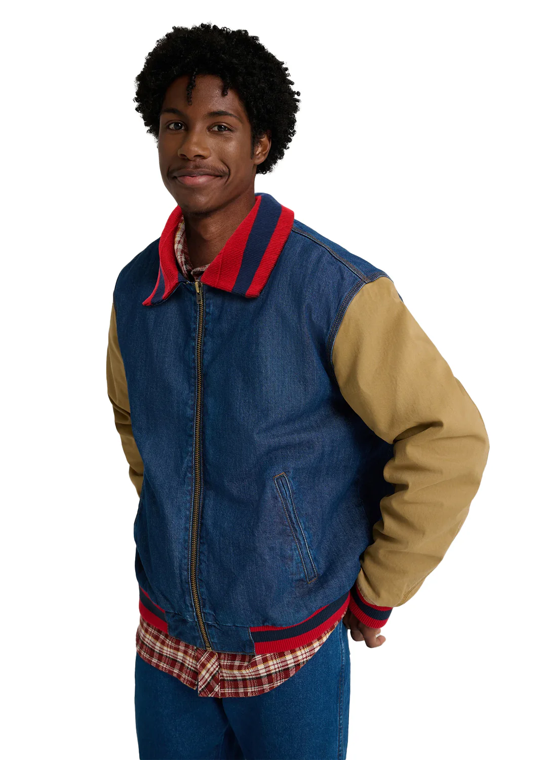 Wrangler Giacca da uomo in jeans collabo x Stranger Things Will