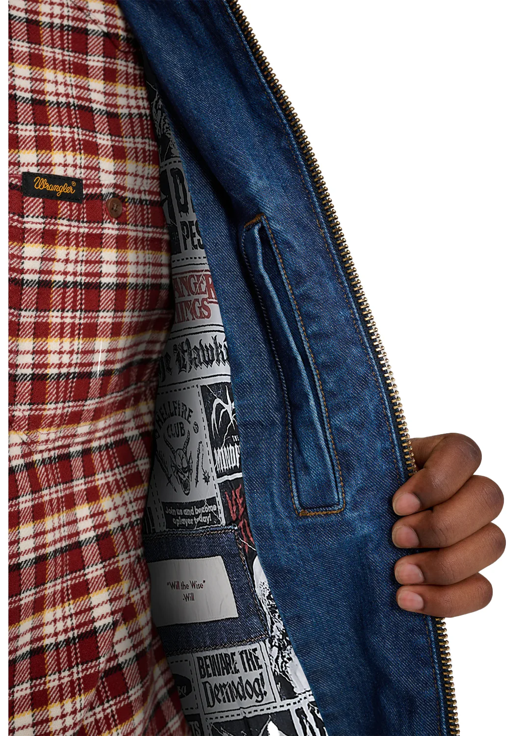 Wrangler Giacca da uomo in jeans collabo x Stranger Things Will - Image 3
