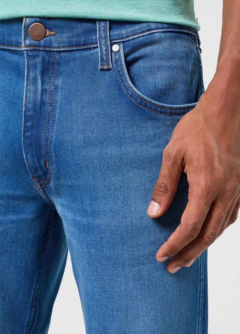 Wrangler Jeans Uomo Greensboro Blu - Image 3