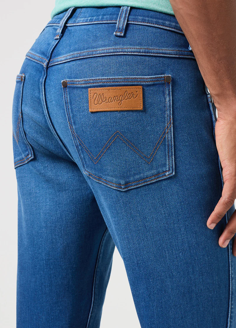 Wrangler Jeans Uomo Greensboro Blu - Image 4