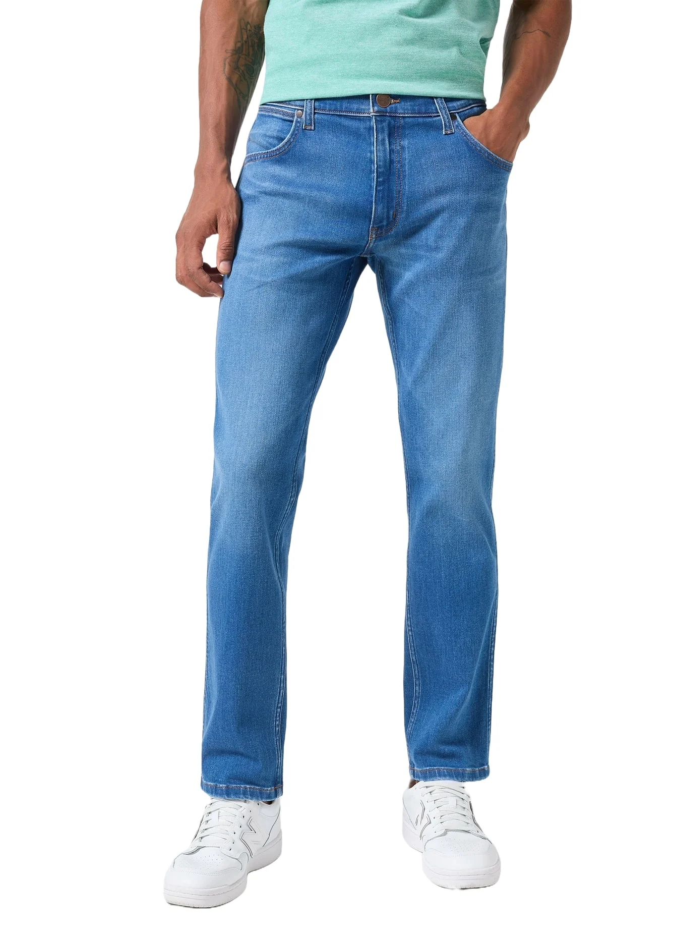 Wrangler Jeans Uomo Greensboro Blu - Image 5
