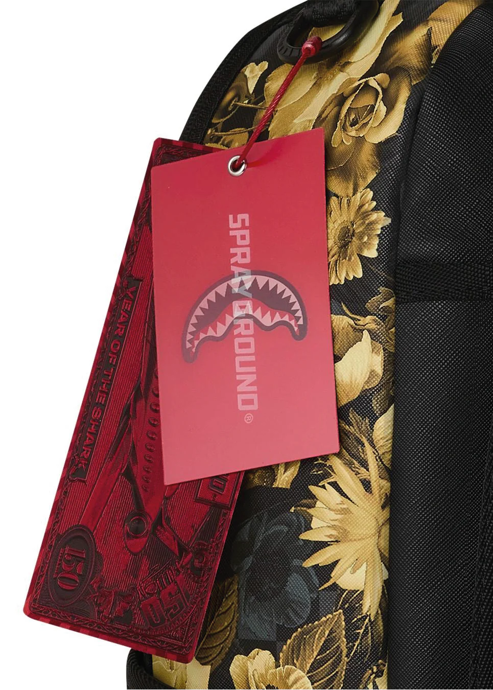 Sprayground Zaino Unisex Gold Floral Rmix - Image 7