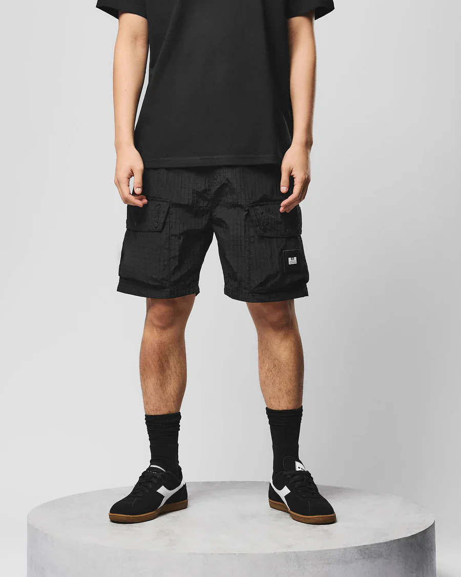 Weekend Offender Pantaloncino con tasconi da uomo Zemmouri nero - Image 3